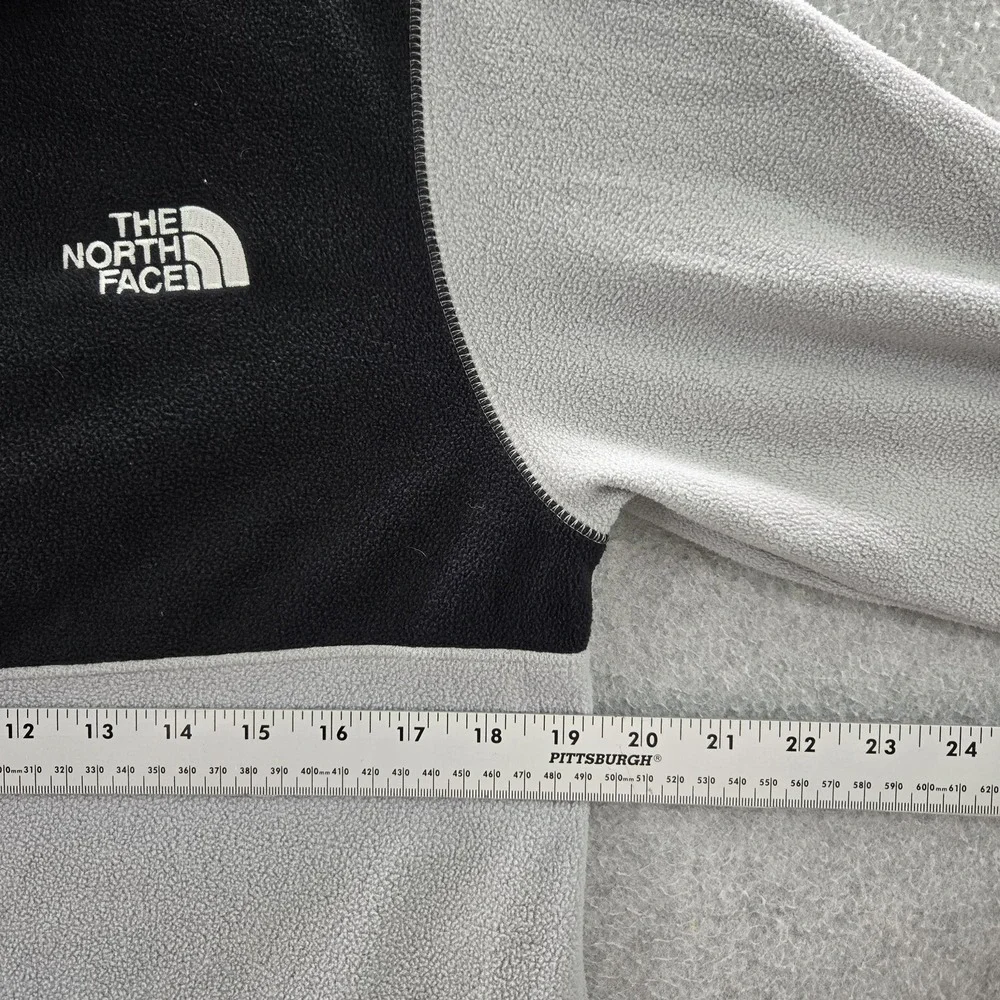 The North Face Men Sweatshirt‎ S Gray Colorblock Astro Ridge Fleece Logo